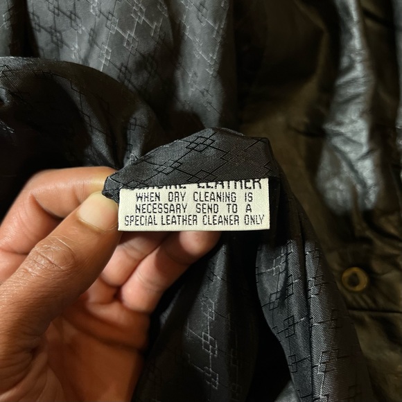 G lll Genuine Leather Jacket Vintage Leather Authentic - Picture 9 of 14